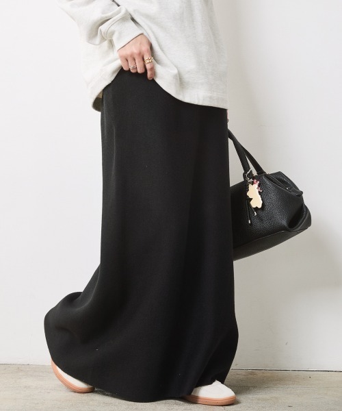 「CHIC STYLE」 ニットスカート 3L アイボリー レディース_画像9