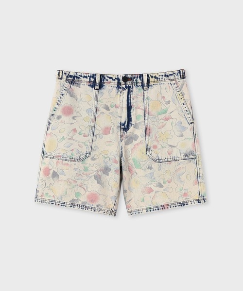 PS Paul Smith ハーフパンツ ワイドパンツ ジーンズ Bleach Denim