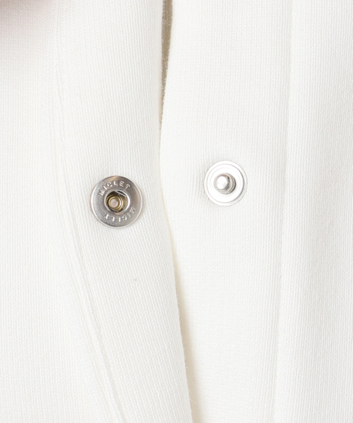 トレーナー スウェット SEEALL 別注 ERGONOMIC SNAP CARDIGAN 「WHITE」：スウェット レディース_19