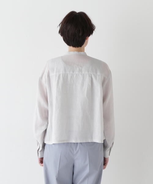 「human woman」 長袖ブラウス MEDIUM イエロー レディースの画像
