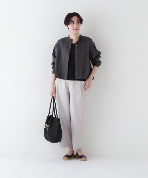 「human woman」 長袖ブラウス MEDIUM イエロー レディースの画像