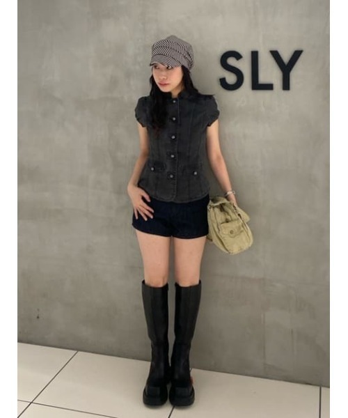 SLY（スライ） ブラウス シャツ 半袖 「完売アイテムの再入荷