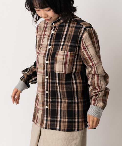 「gym master」 長袖シャツ X-LARGE ブルー メンズ_画像5