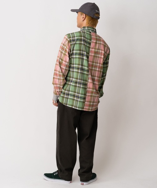 「gym master」 長袖シャツ X-LARGE ブルー メンズ_画像9