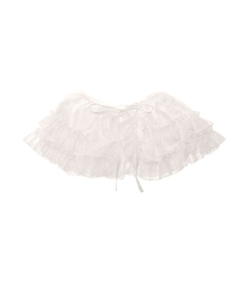 merry jenny（メリージェニー） つけ襟 付け襟 sheer frill 2wayつけ襟