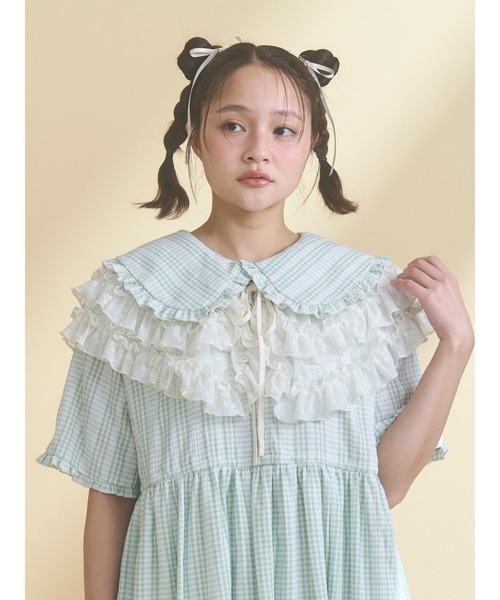 merry jenny（メリージェニー） つけ襟 付け襟 sheer frill 2wayつけ襟