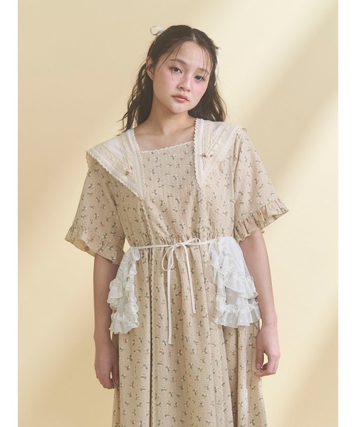 merry jenny（メリージェニー） つけ襟 付け襟 sheer frill 2wayつけ襟