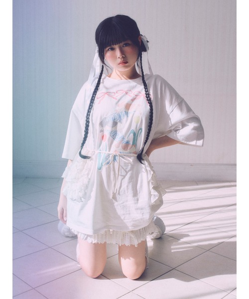 merry jenny（メリージェニー） つけ襟 付け襟 sheer frill 2wayつけ襟