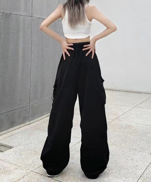 カーゴパンツ 「軽やかな素材♪カジュアル・スポーティーなスタイルに