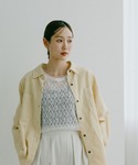 tシャツ ストレッチ総レースプルオーバー半袖/...の詳細画像1