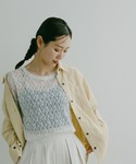 tシャツ ストレッチ総レースプルオーバー半袖/...の詳細画像4