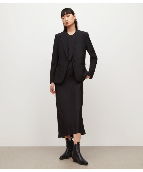 「ALLSAINTS」 ジャケット 6 ブラック レディース_画像4