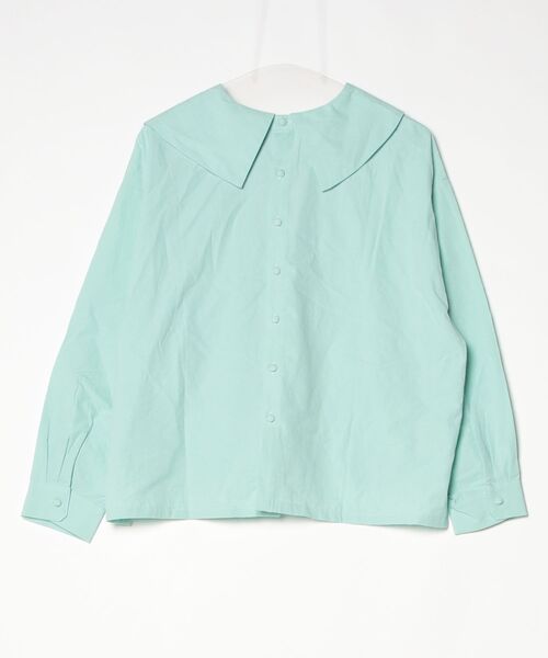 「sneeuw」 長袖ブラウス ONESIZE ミント レディース_画像2