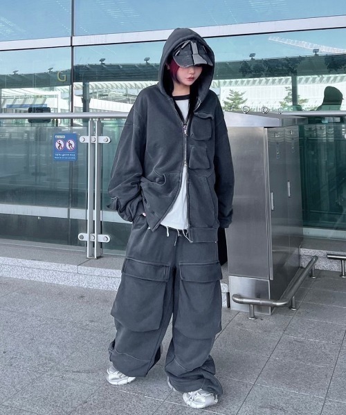 XU カーゴパンツ ONE SIZE チャコール メンズ : ZOZOTOWN Yahoo!店