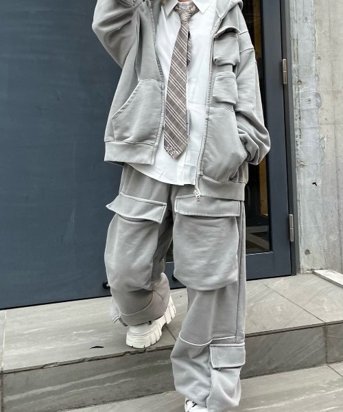 XU カーゴパンツ ONE SIZE チャコール メンズ : ZOZOTOWN Yahoo!店
