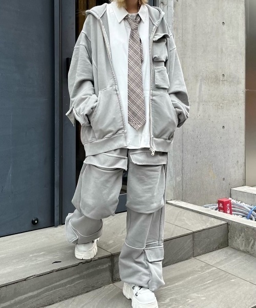 XU カーゴパンツ ONE SIZE チャコール メンズ : ZOZOTOWN Yahoo!店