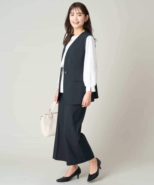 「a.v.v」 クロップドパンツ 36 ベージュ レディース_画像5