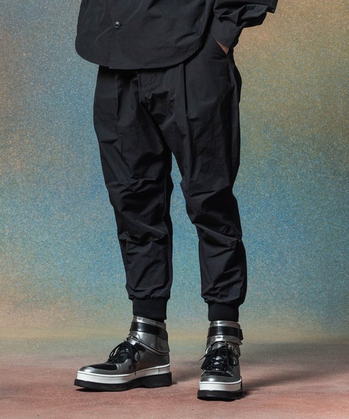 ◆美品◆ glamb グラム　サルエル　リブ　パンツ　1 M ブラック　黒 glamb（グラム） サルエルパンツ M ブラック メンズ : ZOZOTOWN Yahoo