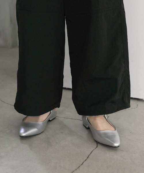 「select MOCA」 フラットサンダル SMALL シルバー レディース_画像5