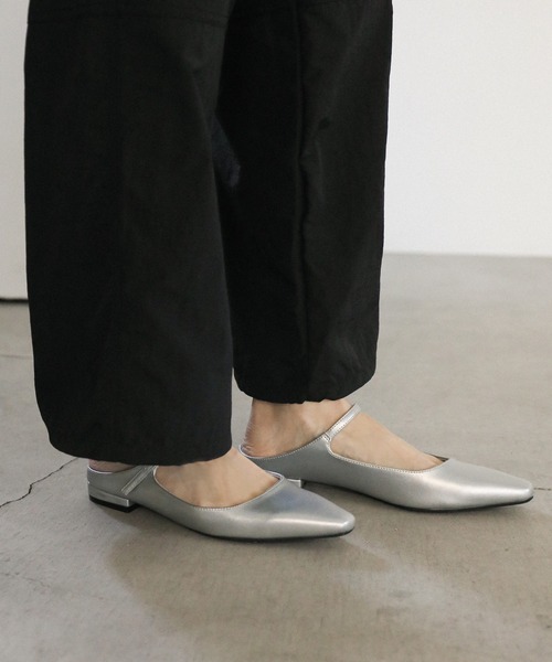「select MOCA」 フラットサンダル SMALL シルバー レディース_画像8