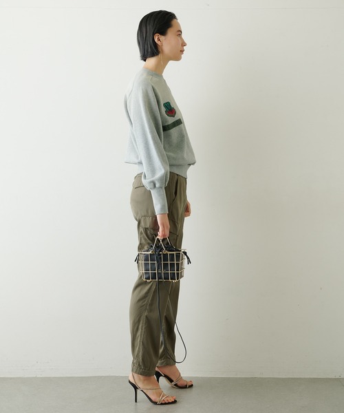 「Whim Gazette」 カーゴパンツ 38 チャコールグレー レディース_画像3