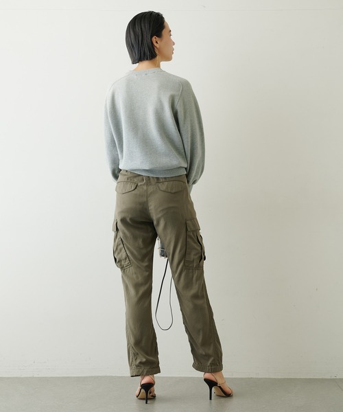 「Whim Gazette」 カーゴパンツ 38 チャコールグレー レディース_画像4