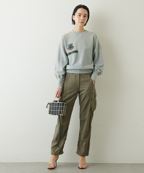 「Whim Gazette」 カーゴパンツ 38 チャコールグレー レディース_画像8