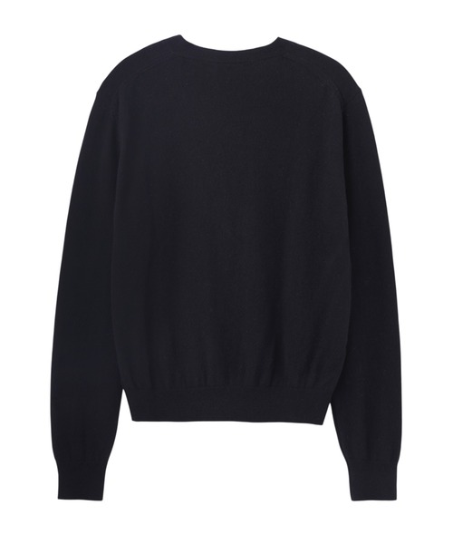 カーディガン WOOL CASHMERE RIB KNIT CARDIGAN メンズの画像