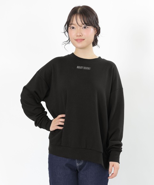 「MARY QUANT」 スウェットカットソー M ブラック レディース_画像3