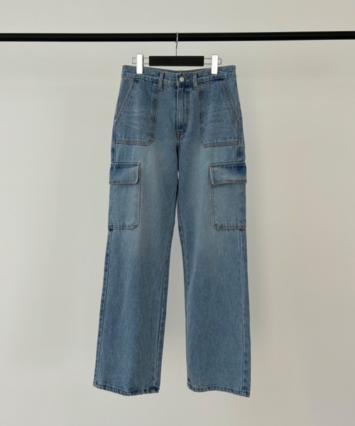 「Didot.showroom」 「Didot.」デニムパンツ S ライトブルー レディース_画像8