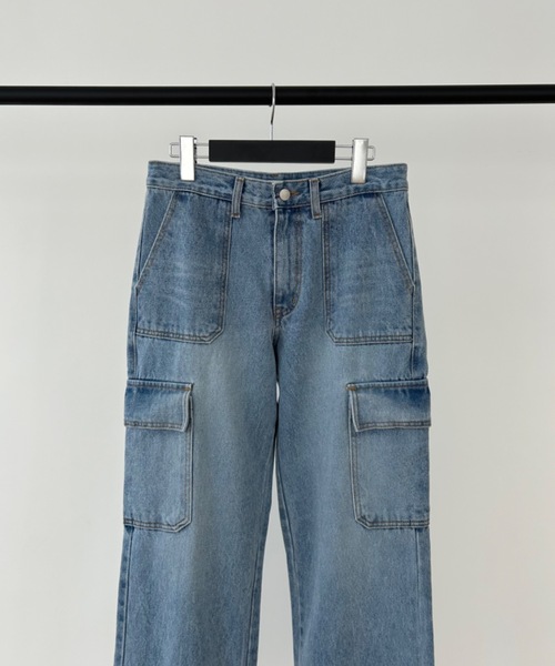 「Didot.showroom」 「Didot.」デニムパンツ S ライトブルー レディース_画像9
