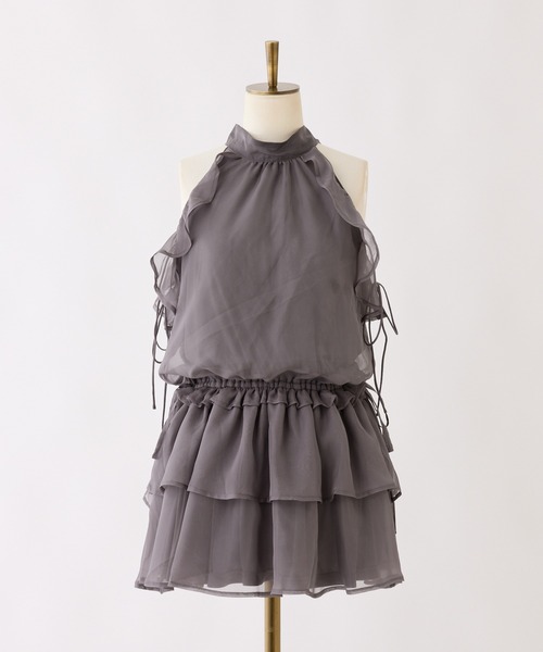 「one after another NICE CLAUP」 ノースリーブワンピース FREE ベージュ レディース_画像9