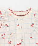 ベビー服 ロンパース 肩フリル総柄2WAYオールの詳細画像5