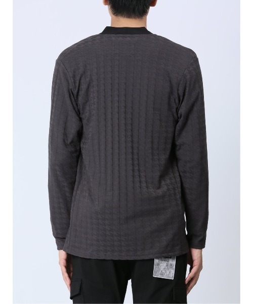 「TAKA-Q」 カーディガン MEDIUM ホワイト×ブラック メンズ_画像6