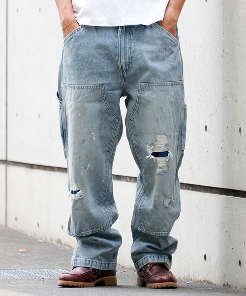 Levi's（リーバイス） ワイドパンツ ジーンズ WORKWEAR 568(TM) ルーズ