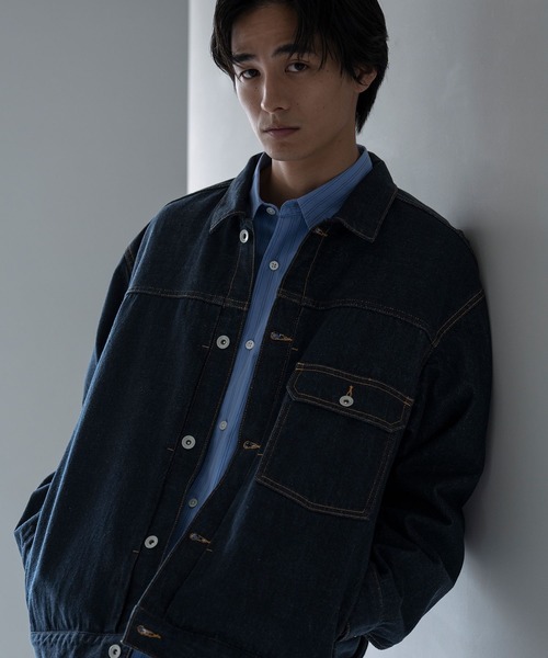 ADAM ET ROPE'（アダムエロペ） デニムジャケット gジャン 13oz デニム