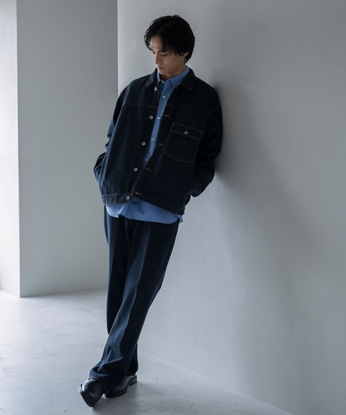adam et rope デニムジャケット ADAM ET ROPE'（アダムエロペ） デニムジャケット gジャン 13oz デニム