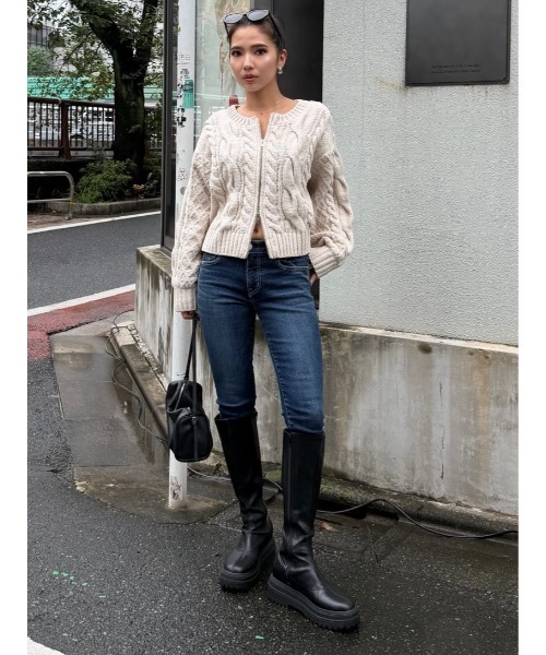 AZUL BY MOUSSY（アズールバイマウジー） ロング ブーツ 「＋8~9cmUP