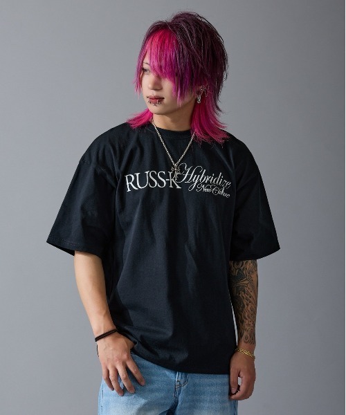 RUSSーK（ラスケー） tシャツ 「RUSS-K」別注 プリント 半袖Tシャツ