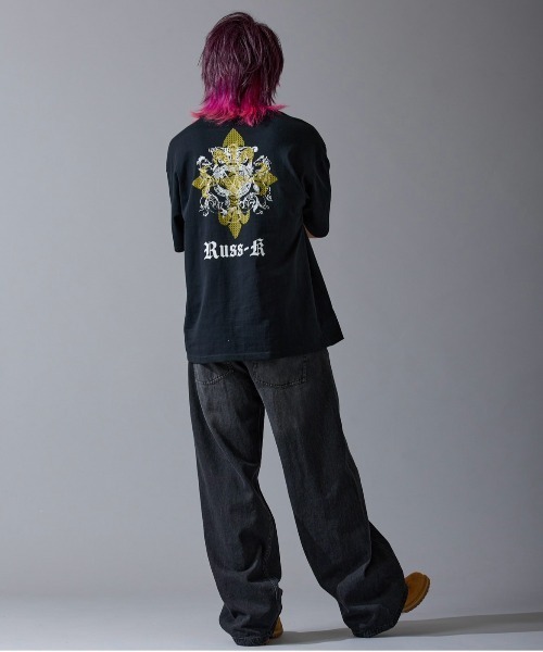 RUSSーK（ラスケー） tシャツ 「RUSS-K」別注 プリント 半袖Tシャツ