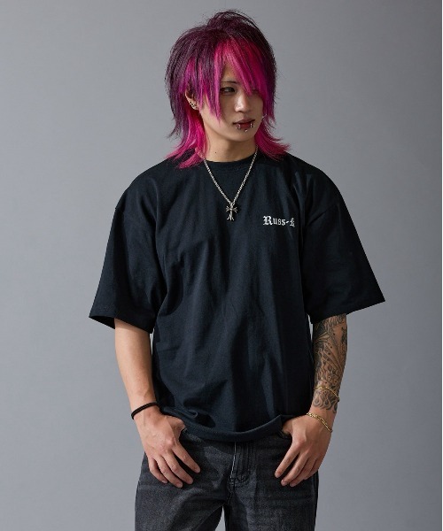RUSSーK（ラスケー） tシャツ 「RUSS-K」別注 プリント 半袖Tシャツ