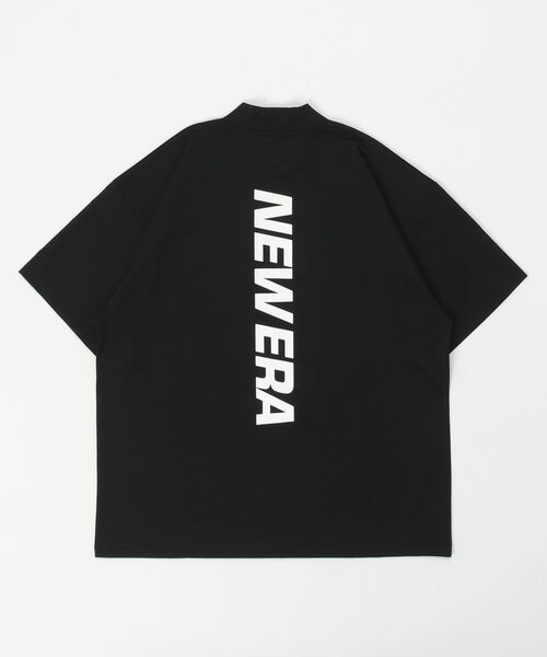「NEW ERA」 半袖Tシャツ L ブラック×ホワイト メンズ_画像2