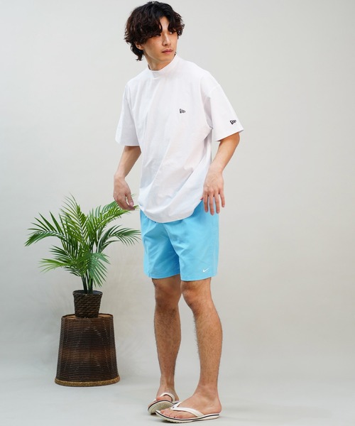 「NEW ERA」 半袖Tシャツ L ブラック×ホワイト メンズ_画像3