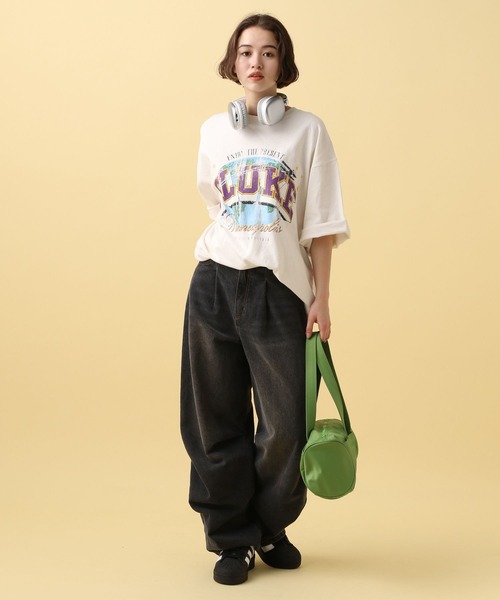 「PBLIM」 半袖Tシャツ LARGE オフホワイト レディース_画像5