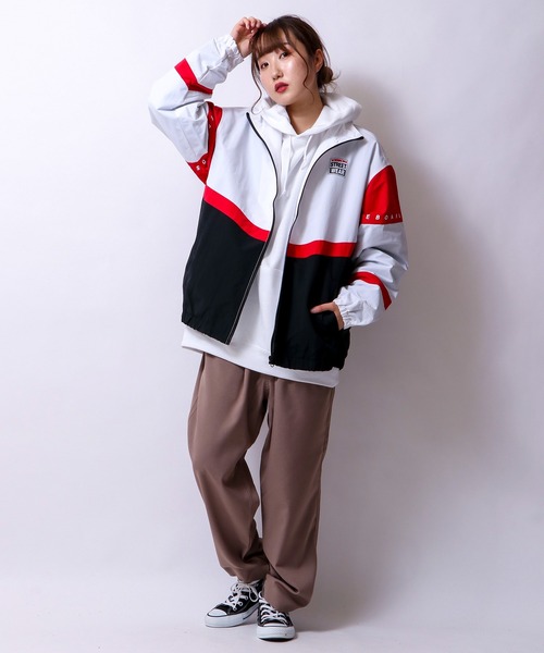 90's vans ナイロンジャケット　シルエット　フィッシングジャケット VANS バンズ 90s ナイロンジャケット フリース ヴィンテージ Y2K