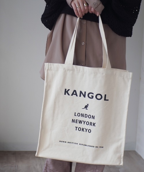 トートバッグ バッグ Kangol カンゴール マチ付き キャンバス プリント トートバッグ Zozotown Paypayモール店 通販 Paypayモール