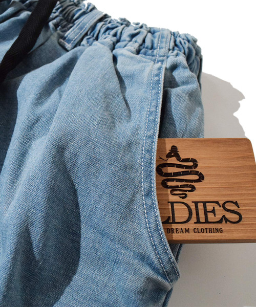 ALDIES アールディーズ　デニムパンツ ウエストゴム セール】Denim Thick Pants / デニムシックパンツ（デニムパンツ