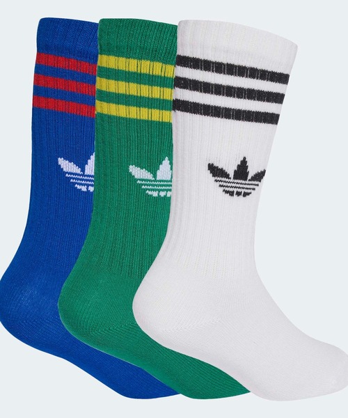 靴下専用ページadidas adidas（アディダス） キッズ 靴下 ハイソックス 子供 冬 2足組 19