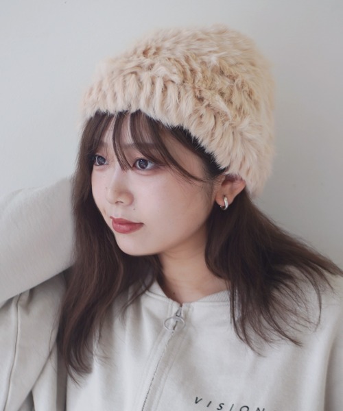 ニット帽 ニットキャップ 「 ammy. / エイミードット 」 ラビット