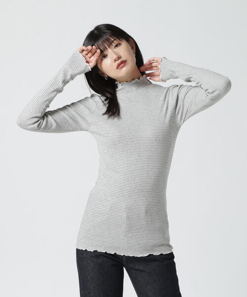 tシャツ miller/ミラー Prib Turtle LS Tee タートルネック レディース Robert P. Miller tシャツ miller/ミラー Prib Turtle LS Tee